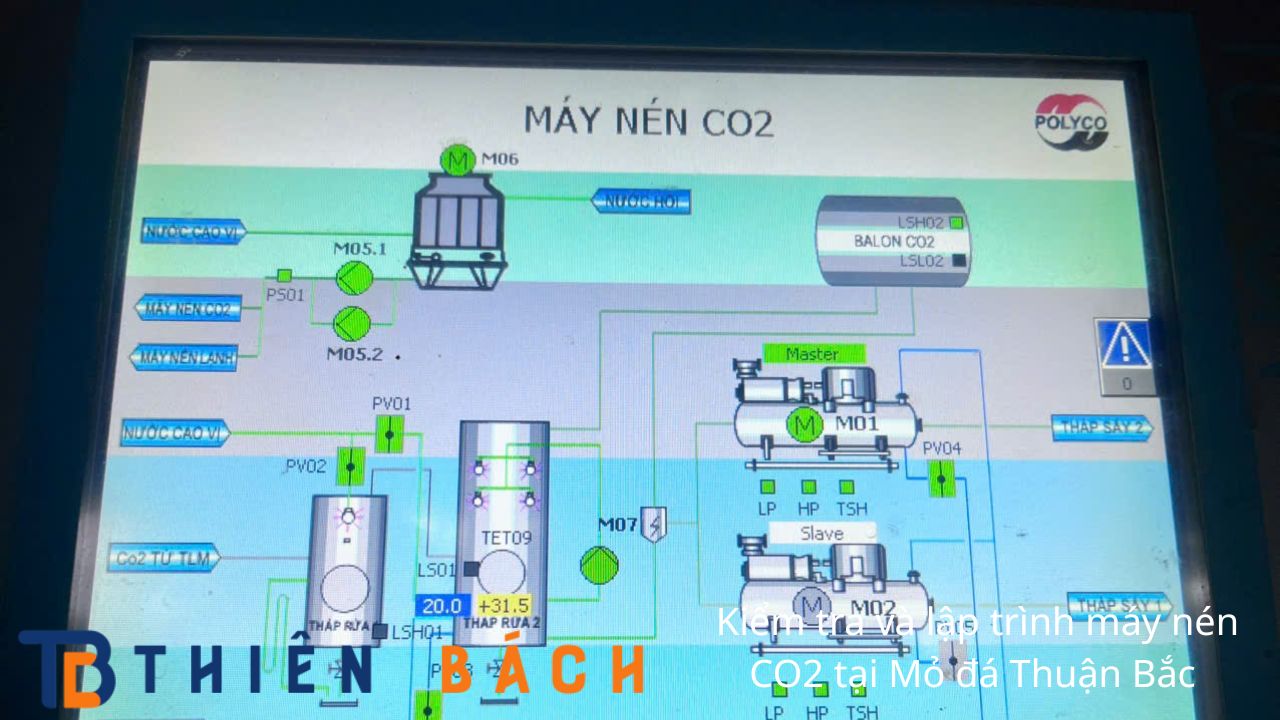 Kiem-tra-va-lap-trinh-may-nen-CO2-tai-Mo-da-Thuan-Bac
